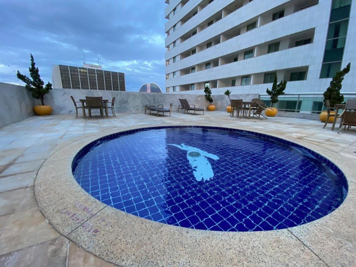 Flat Encantador No 7º Com Vista Pra Torre De Tv 巴西利亚 外观 照片