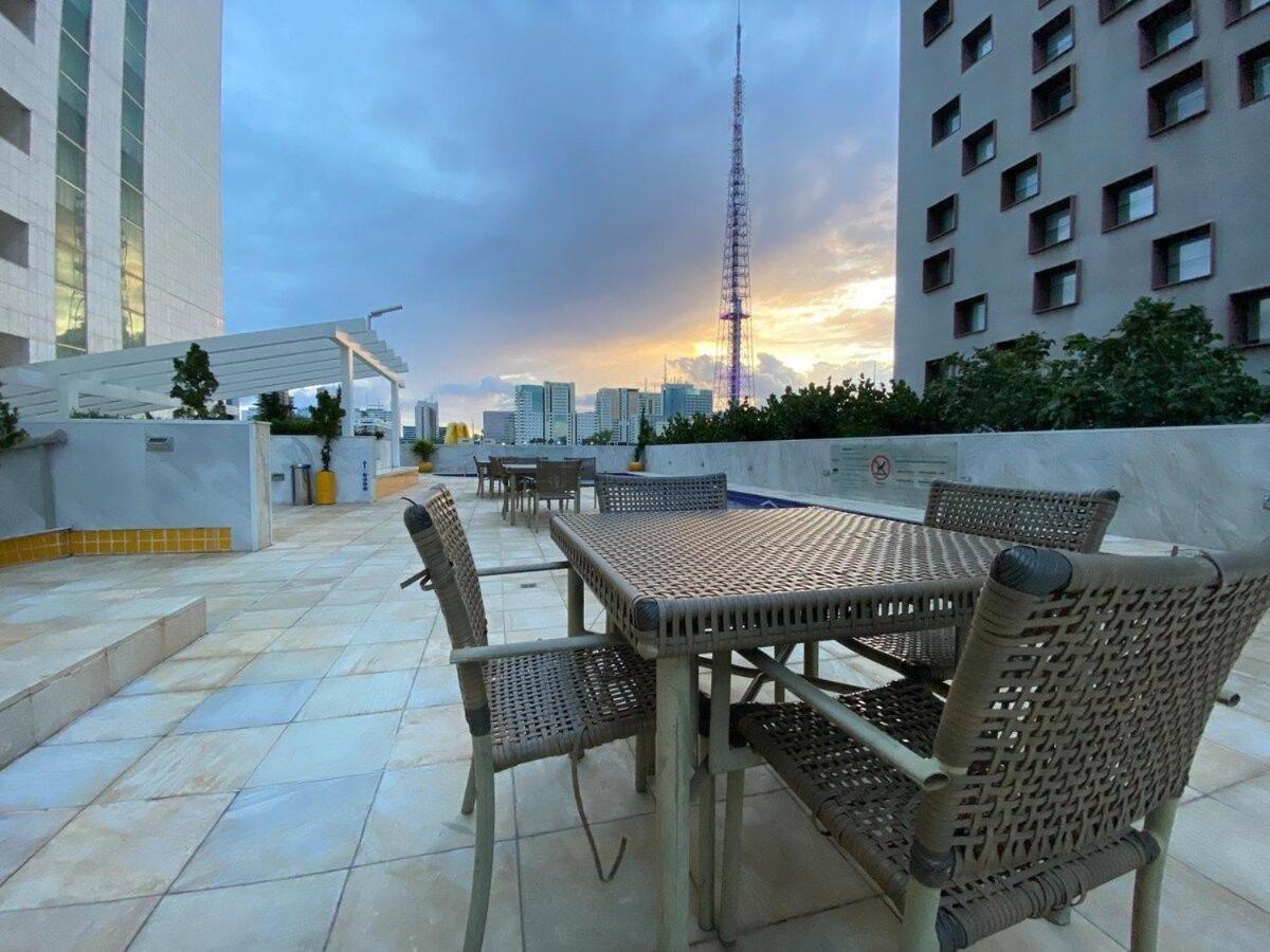 Flat Encantador No 7º Com Vista Pra Torre De Tv 巴西利亚 外观 照片