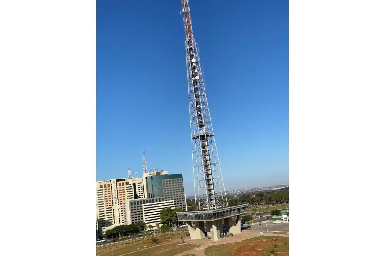 Flat Encantador No 7º Com Vista Pra Torre De Tv 巴西利亚 外观 照片